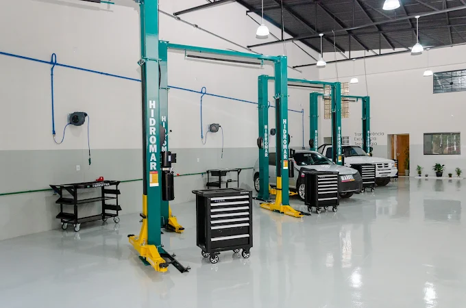 Interna da Oficina Bruno Centro Automotivo